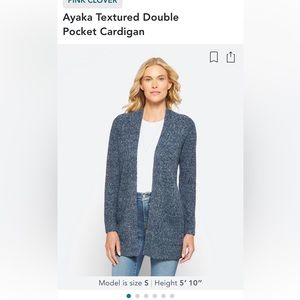 Stitch fix large blue long cardigan